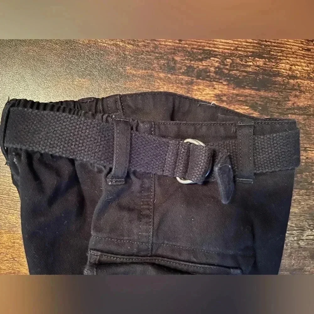 Ralph Lauren | infant boys black cargo pants. Size: 6M.